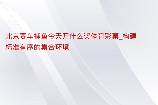 北京赛车捕鱼今天开什么奖体育彩票_构建标准有序的集合环境